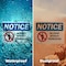 Signmission No Entry Without Permission OSHA Notice Sign, Plastic, 14in W x 10in L, 2PK OS-2PACK-NS-P-1014-L-16095 - alternate 3